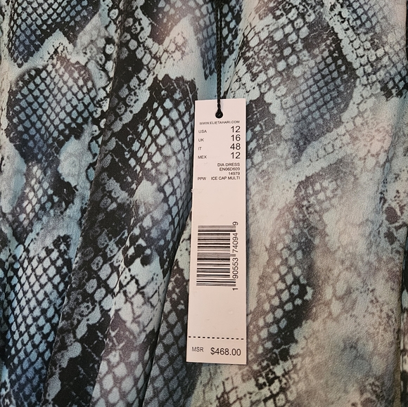 Elie Tahari Dia Silk Dress, Size 12, Retail $468 - Picture 6 of 9